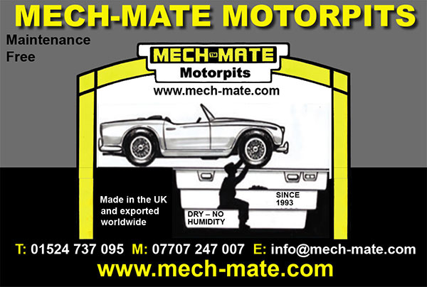 Mech-Mate Motorpits - moulded motor car I nspection pits, heavy duty polyester resin moulding