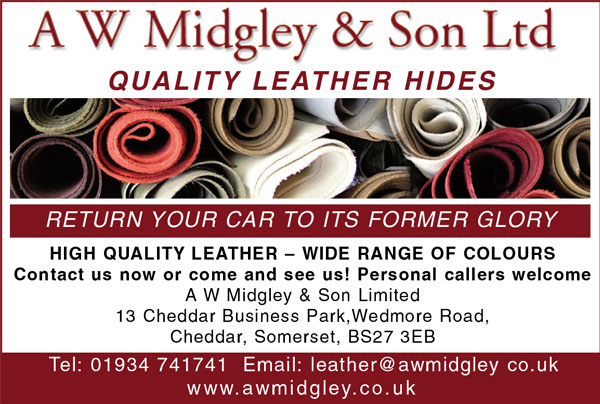 A W Midgley & Son - Leather hides interior upholstery restoration