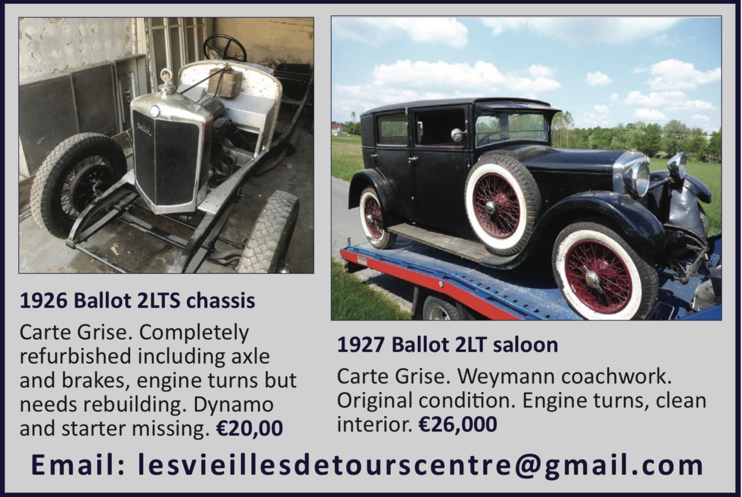 Lesvieillesde Tourscenter - Vintage Cars Specialist