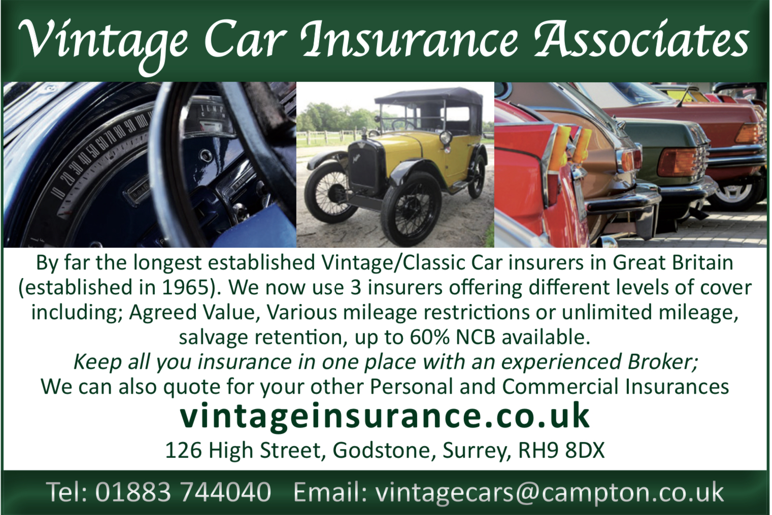 Vintage Car Insurance Associates  - Vintage & Classic Car insurance broker