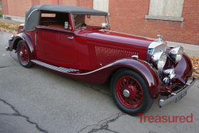 1935 Bentley 3 ½ litre Derby Bentley Convertible by Park Ward Classic Cars for sale